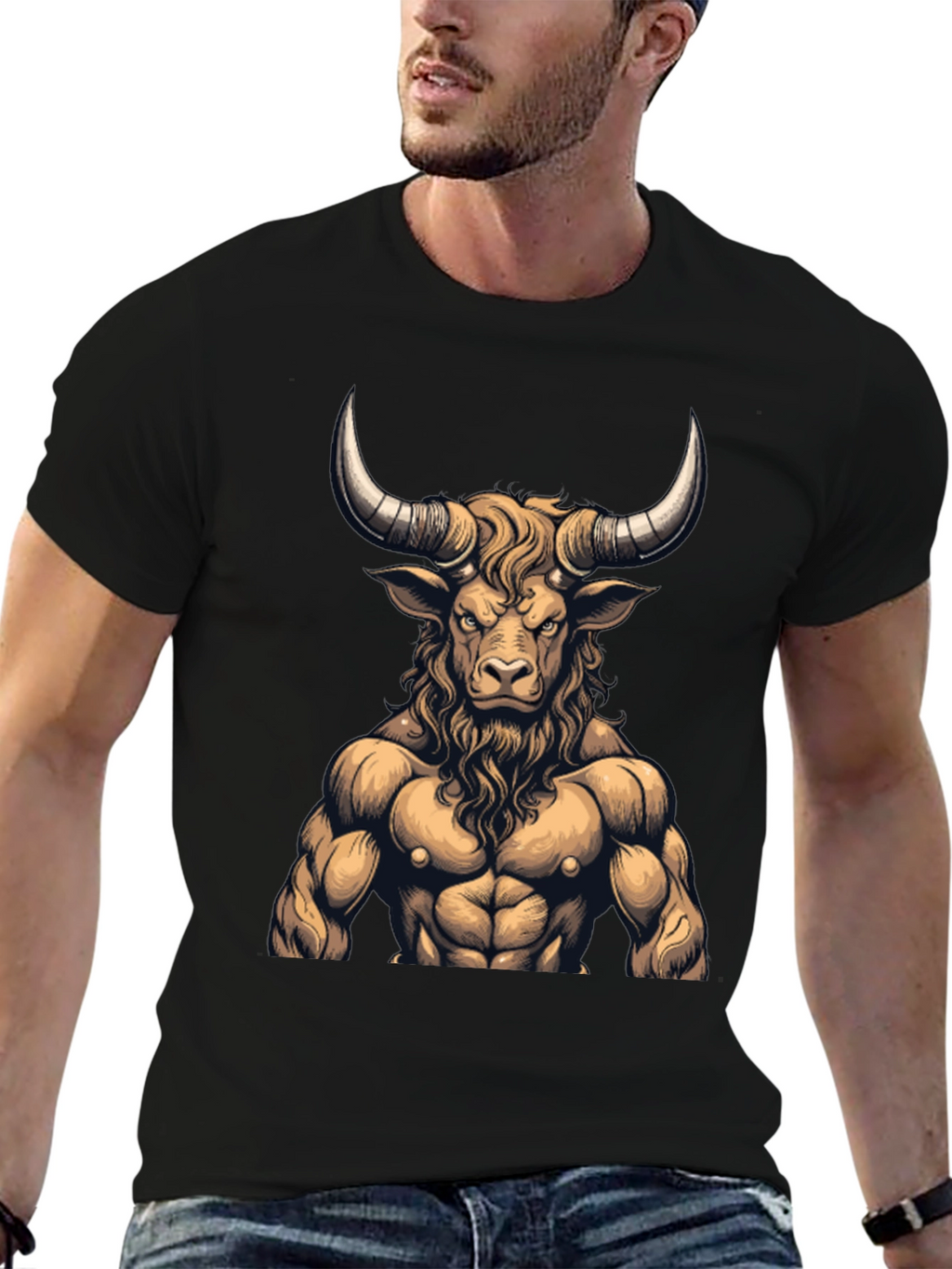 Minotaur Graphic Tee - Mythical Strength