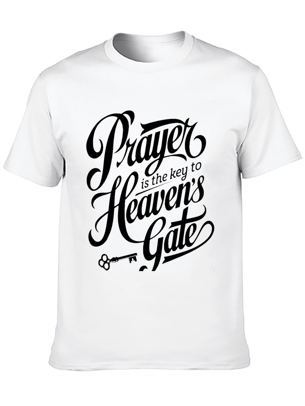 Prayer is the Key Black T-Shirt