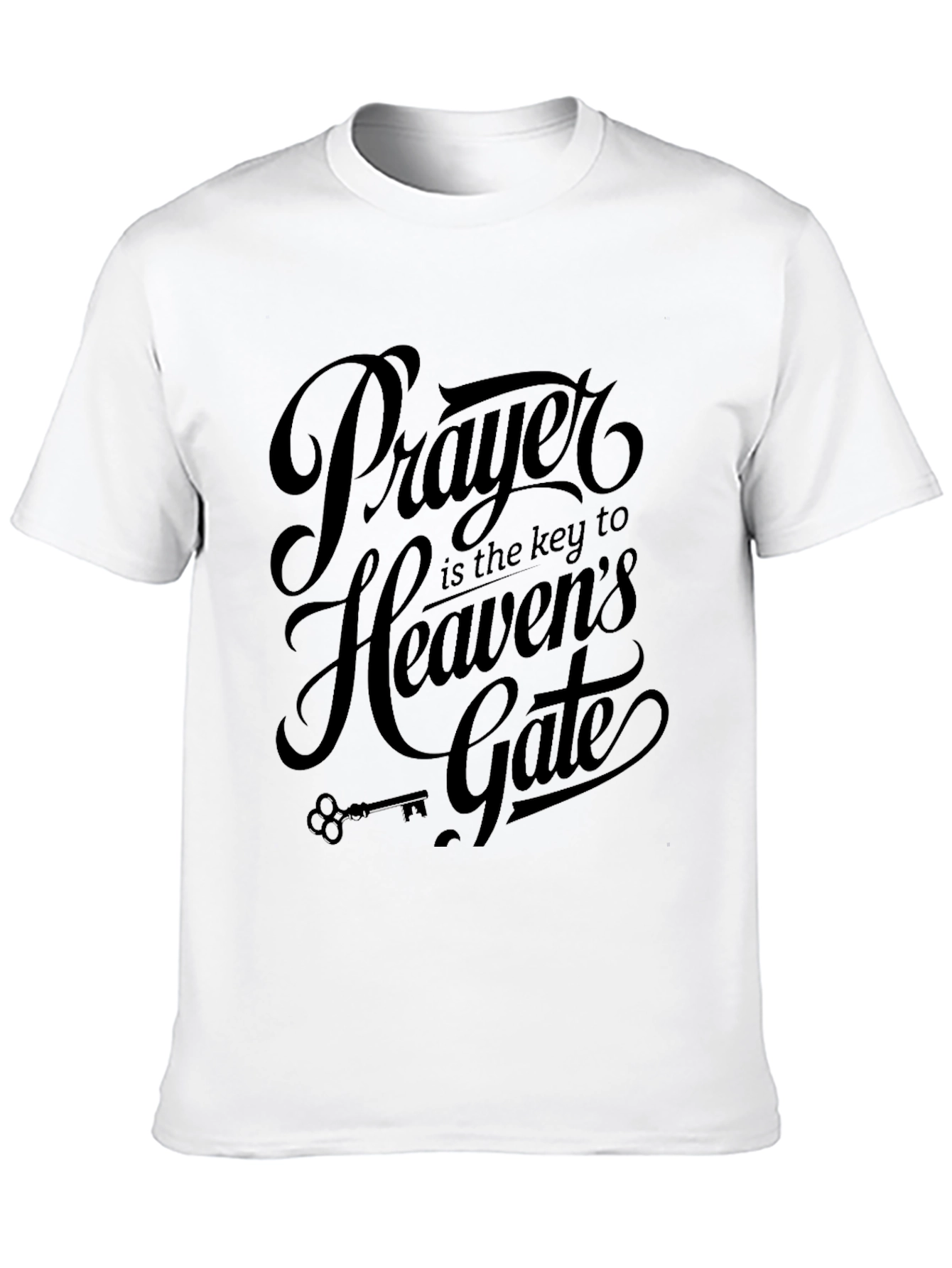 Prayer is the Key Black T-Shirt