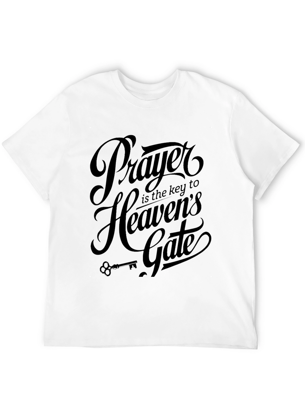 Prayer is the Key Black T-Shirt