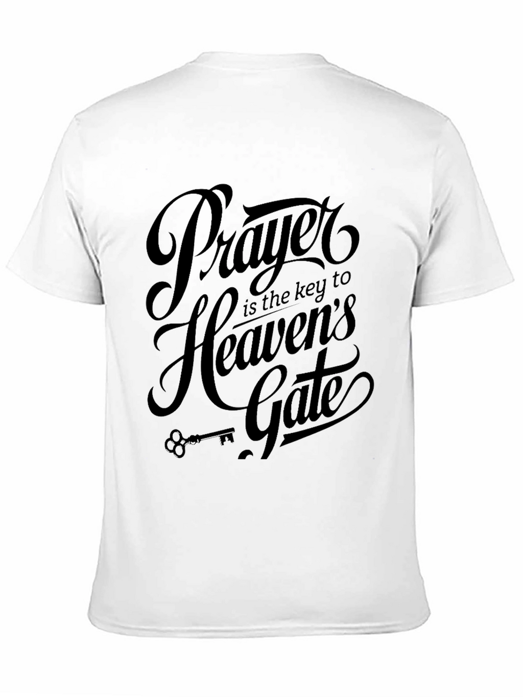 Prayer is the Key Black T-Shirt