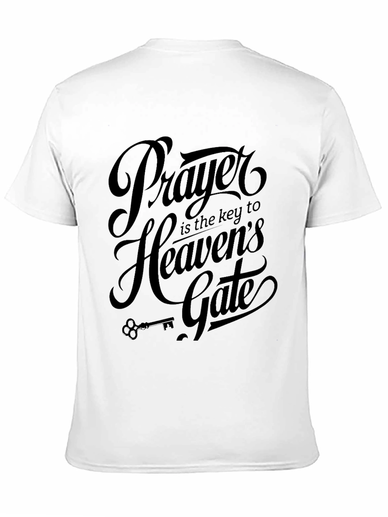 Prayer is the Key Black T-Shirt