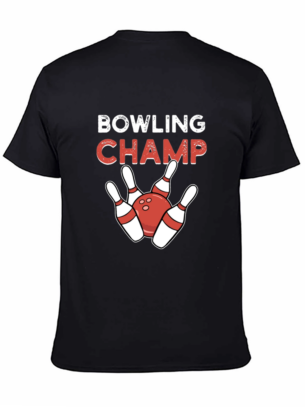 Bowling Champ Graphic Tee - Strikes & Spares!