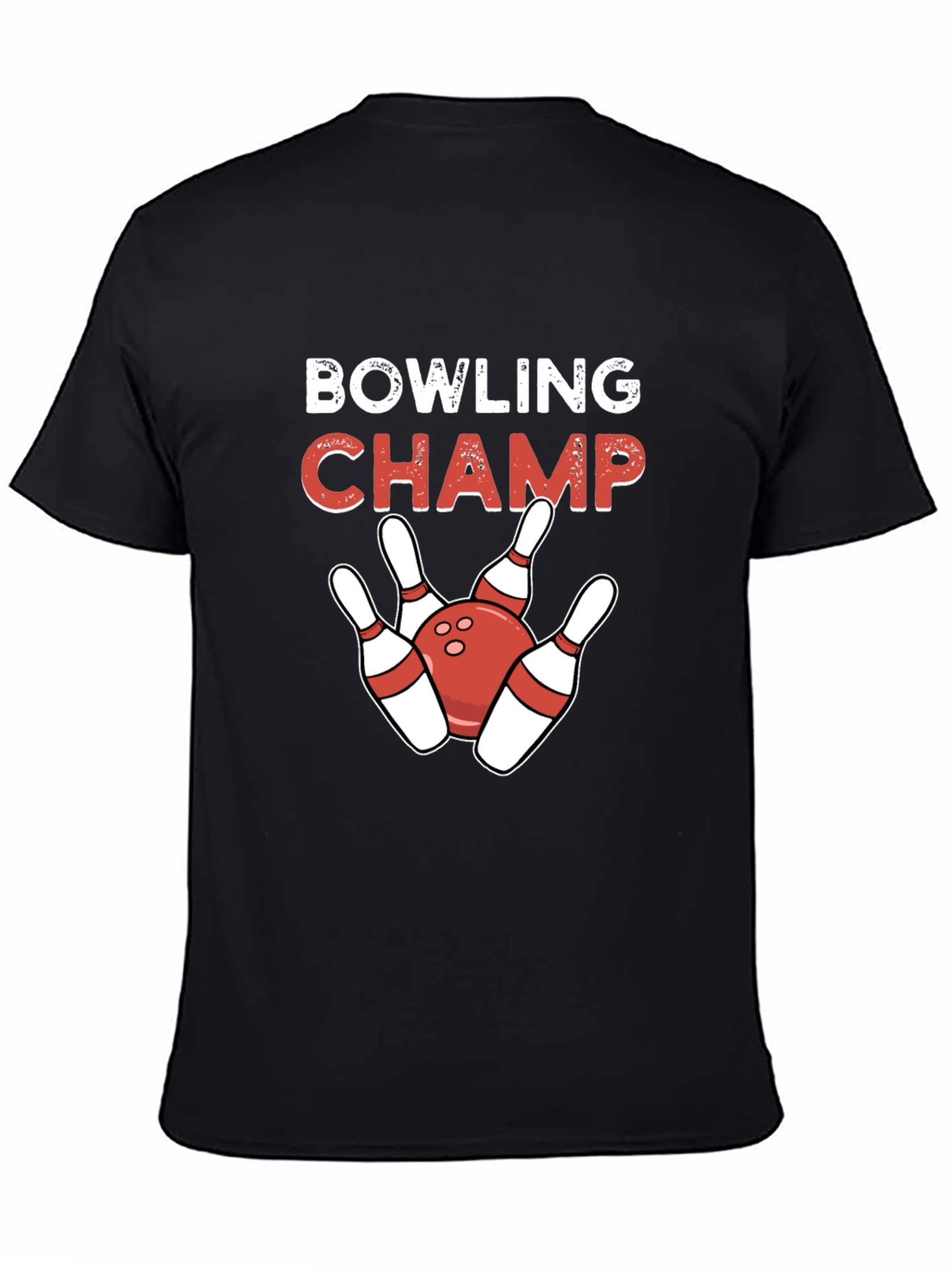 Bowling Champ Graphic Tee - Strikes & Spares!