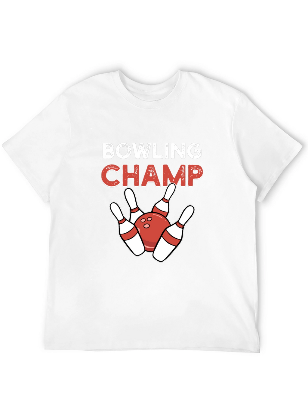 Bowling Champ Graphic Tee - Strikes & Spares!