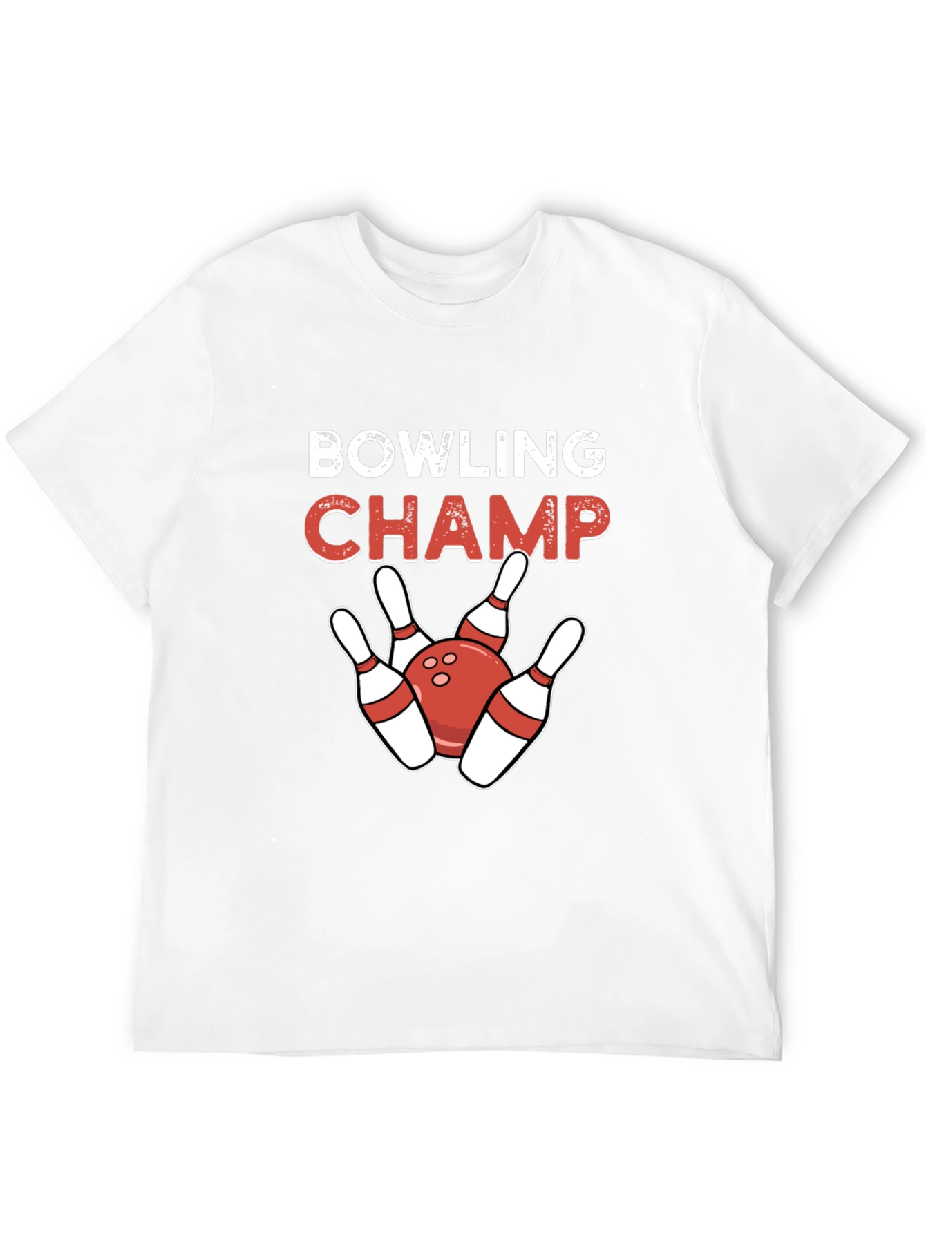 Bowling Champ Graphic Tee - Strikes & Spares!