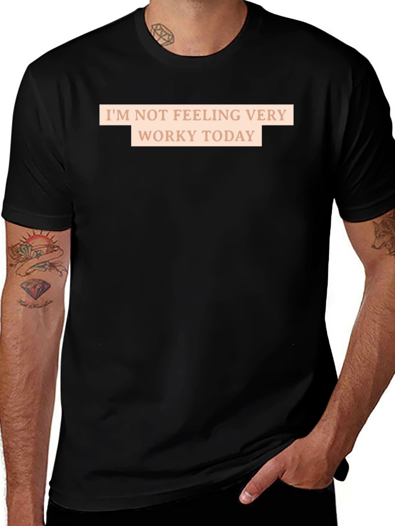 Funny Not Worky Today Graphic Tee
