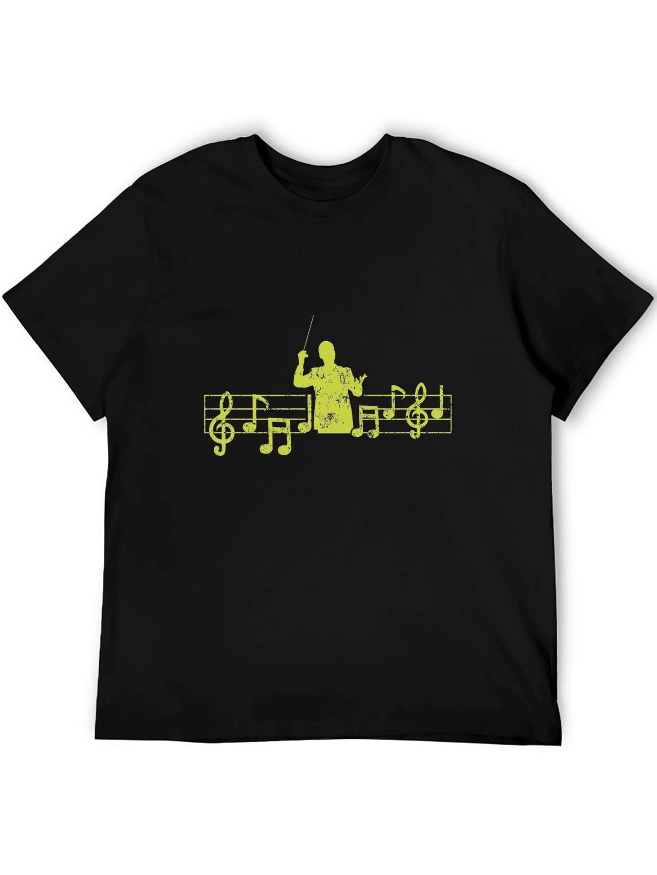 Conductor Music T-Shirt - Black Cotton Tee