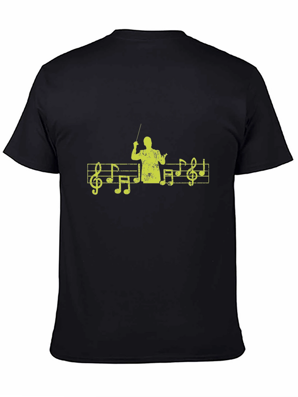 Conductor Music T-Shirt - Black Cotton Tee