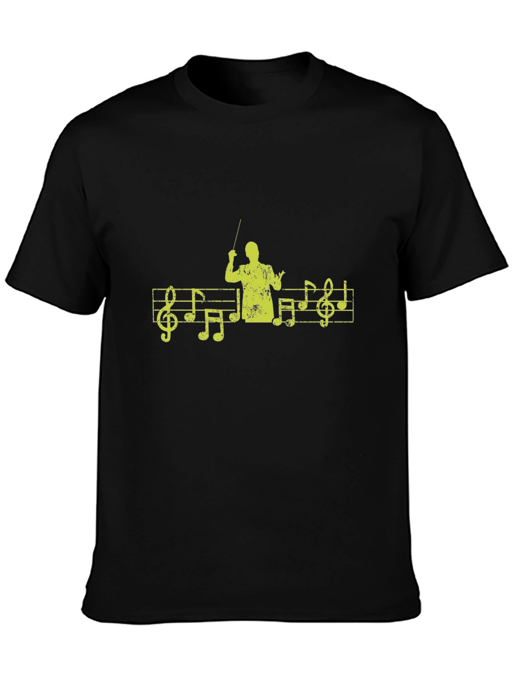 Conductor Music T-Shirt - Black Cotton Tee