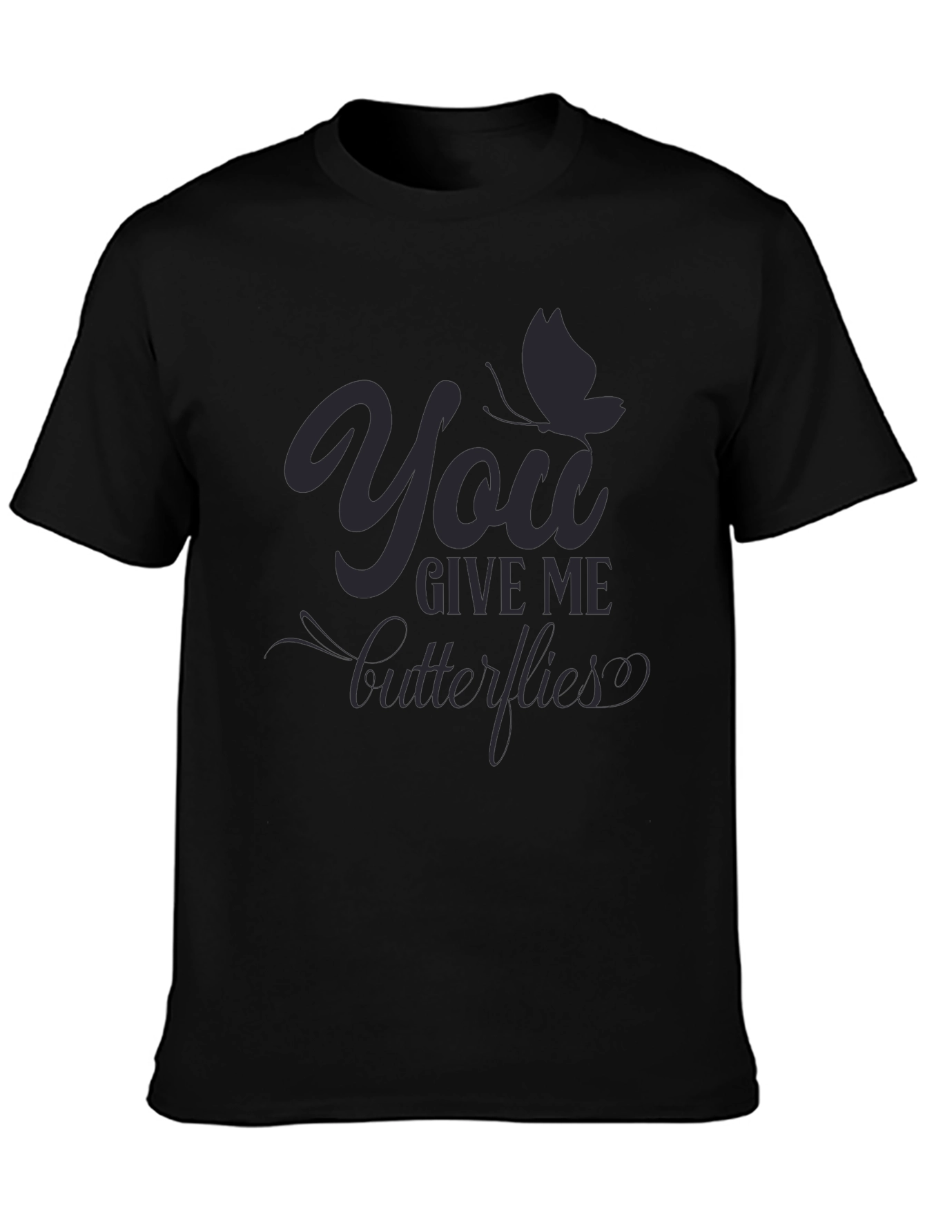 You Give Me Butterflies Graphic Print Tee