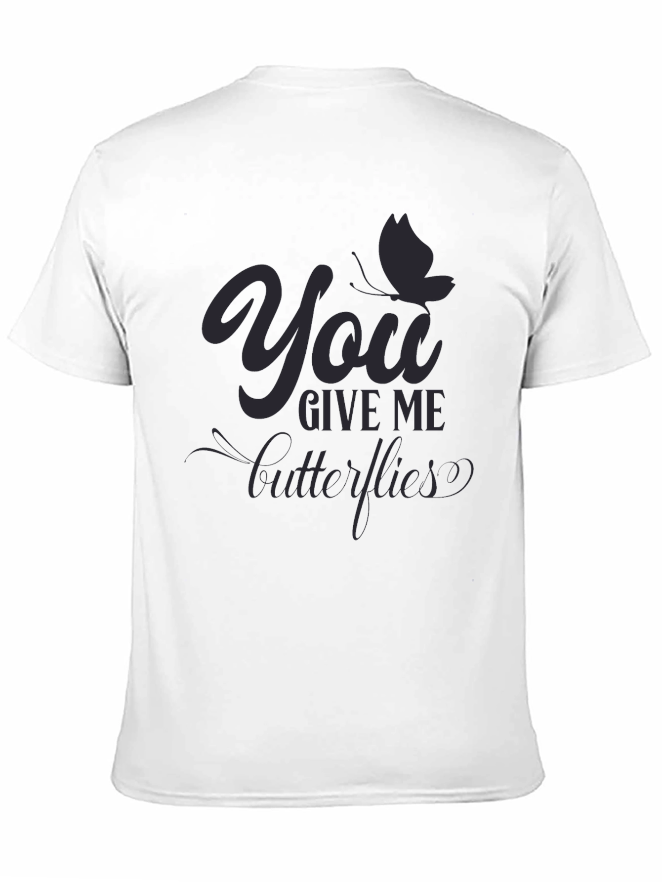 You Give Me Butterflies Graphic Print Tee