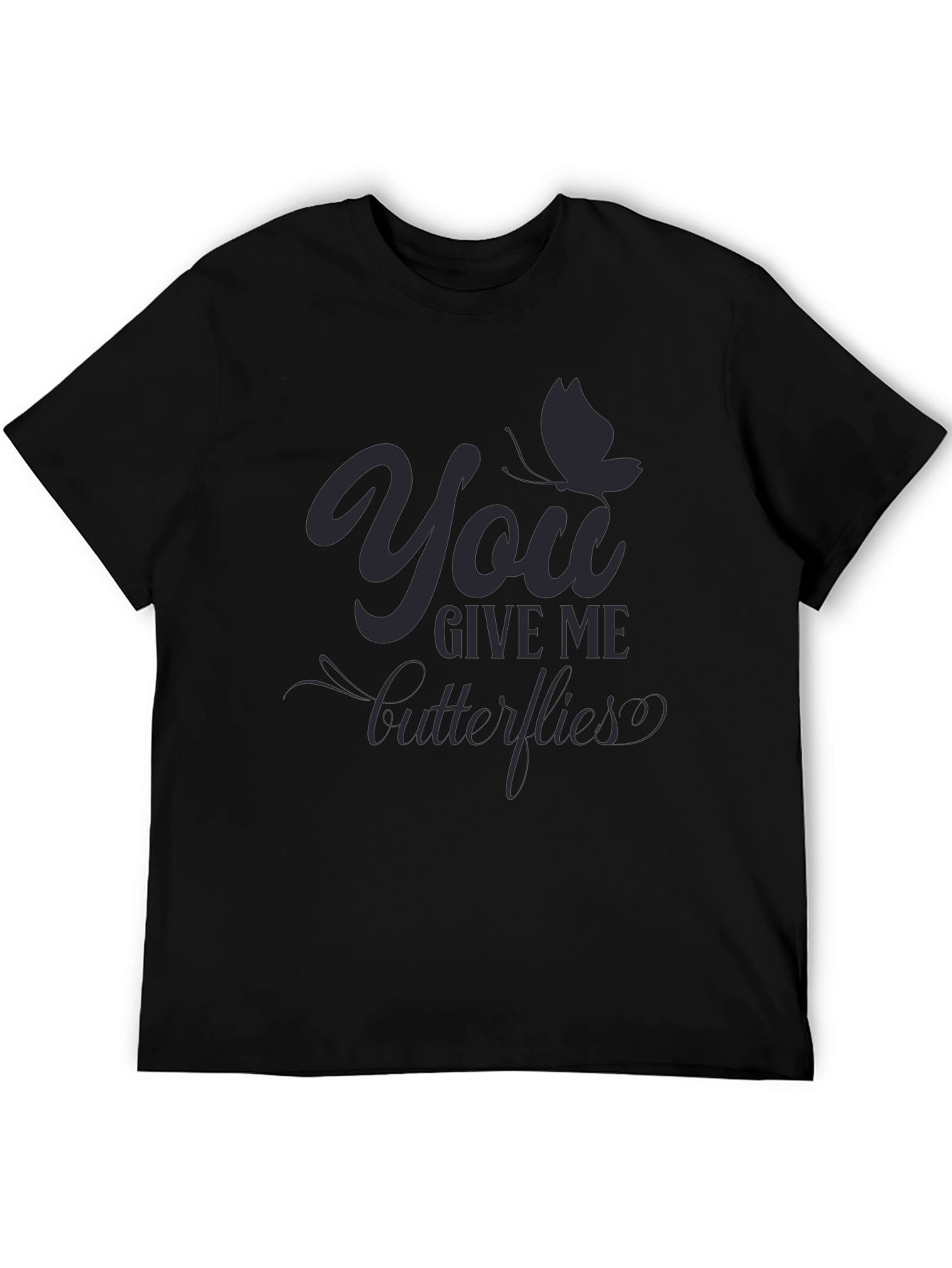 You Give Me Butterflies Graphic Print Tee