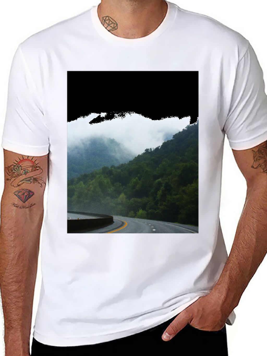 Road Through the Mountains Graphic Tee