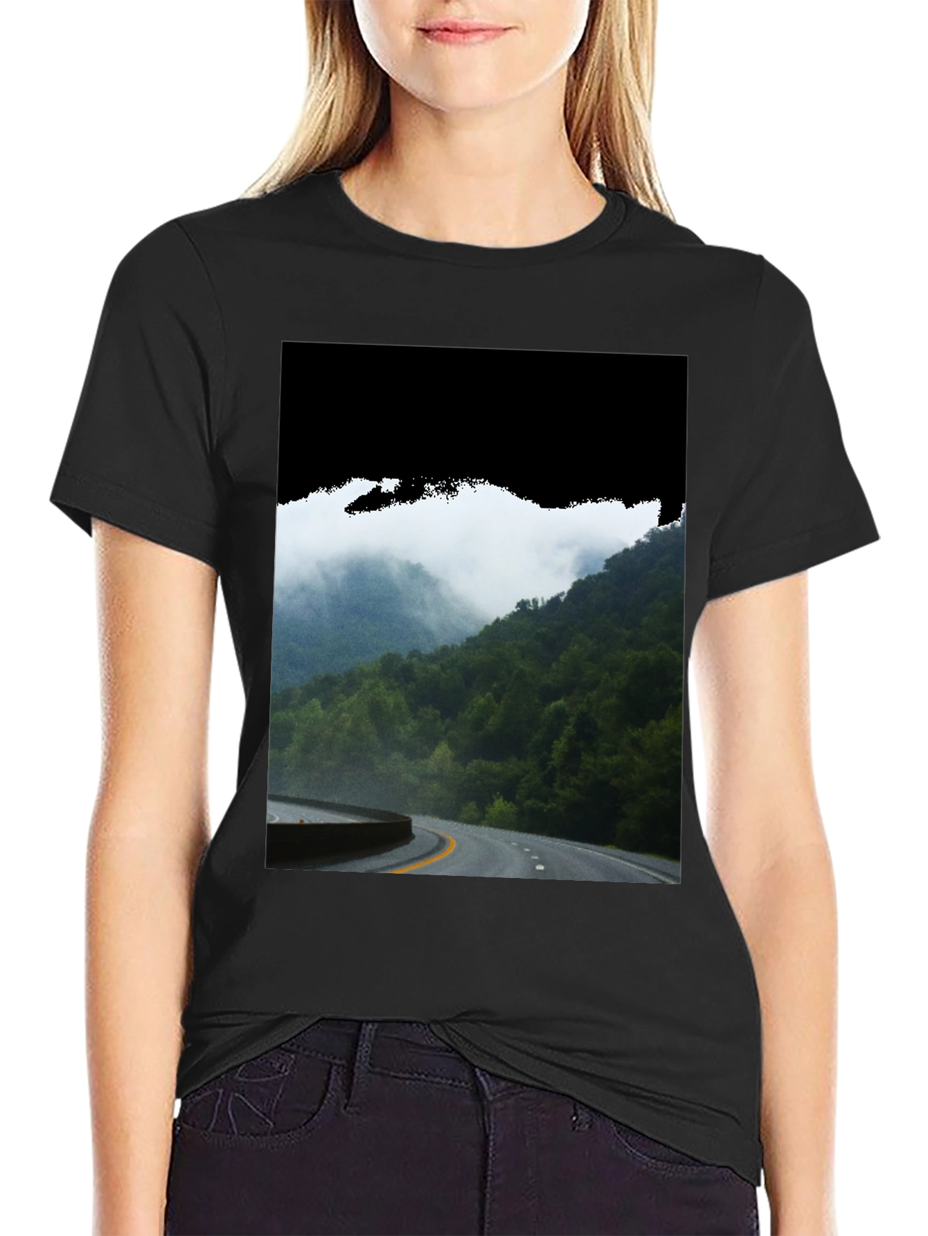 Road Through the Mountains Graphic Tee