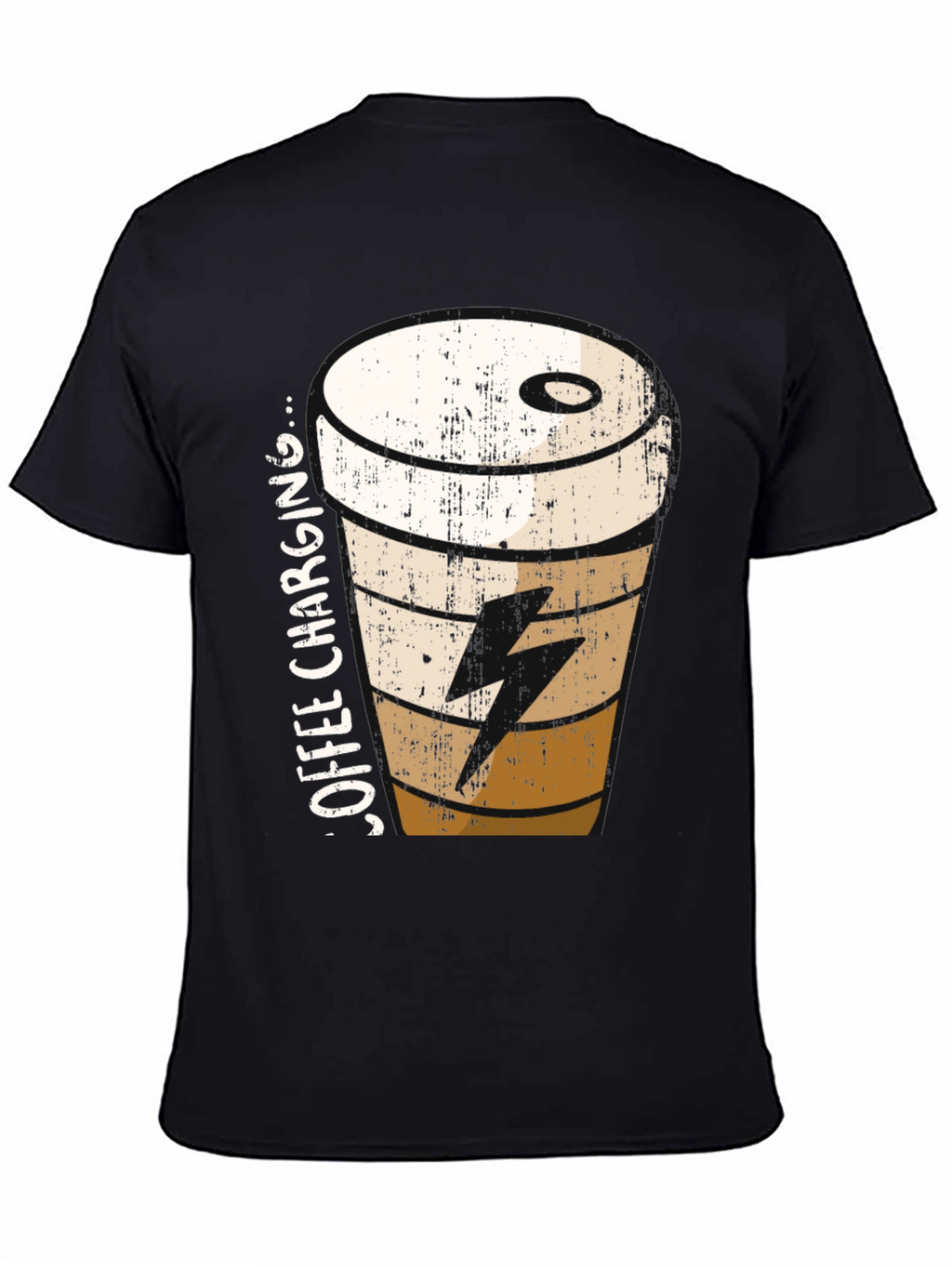 Coffee Charging T-Shirt - Unisex Graphic Tee