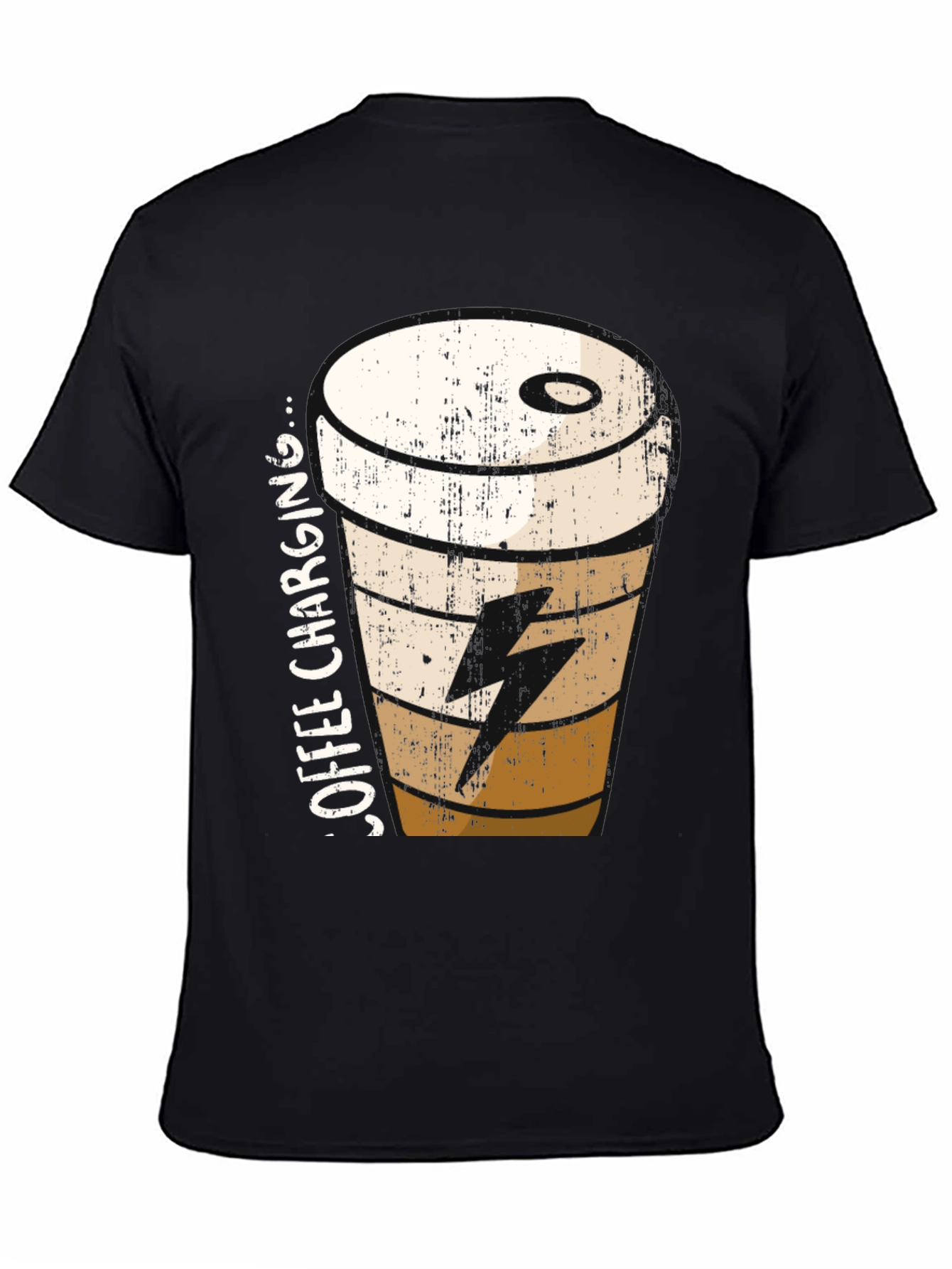 Coffee Charging T-Shirt - Unisex Graphic Tee