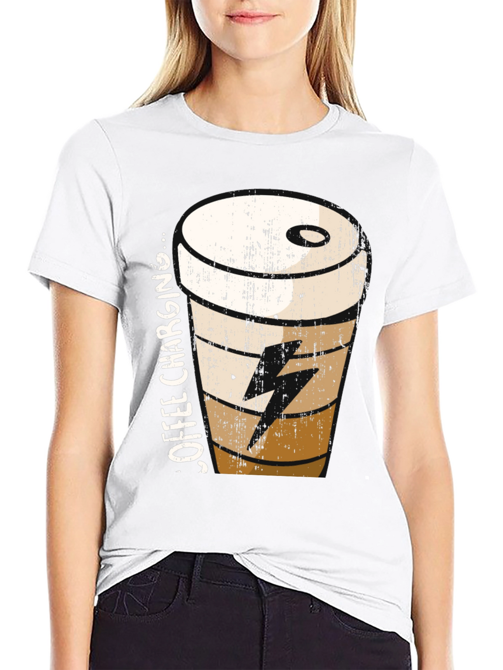 Coffee Charging T-Shirt - Unisex Graphic Tee