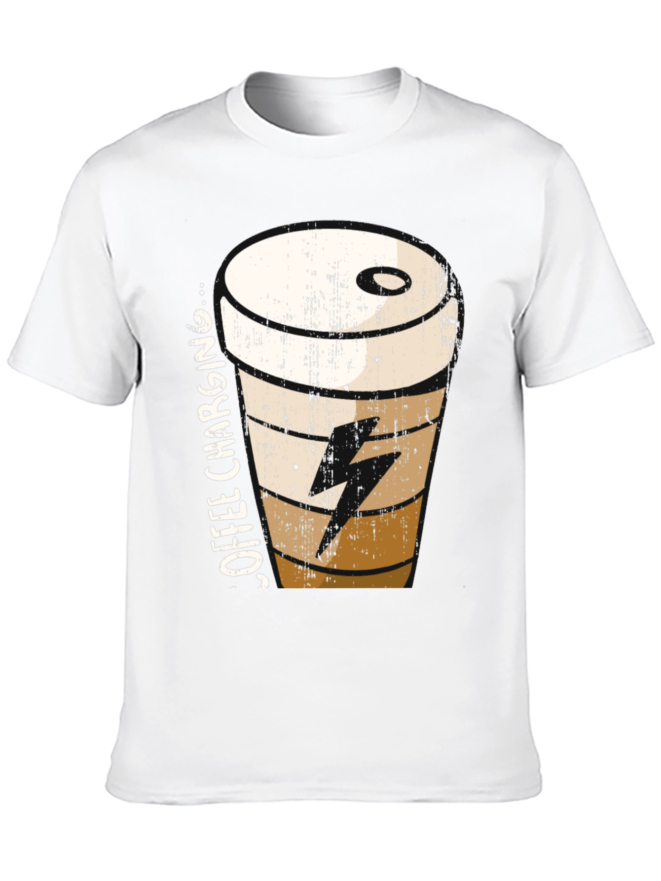 Coffee Charging T-Shirt - Unisex Graphic Tee