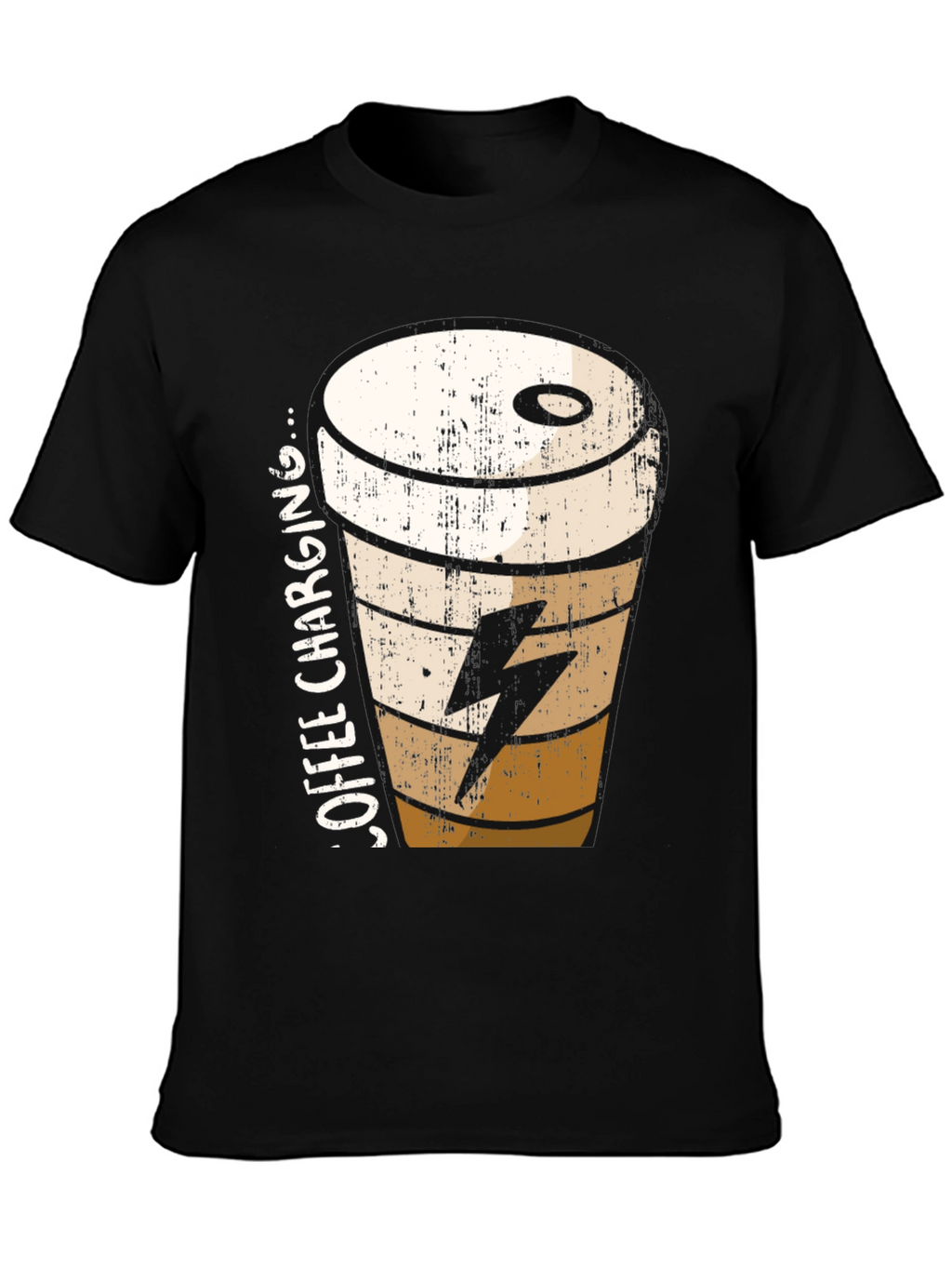 Coffee Charging T-Shirt - Unisex Graphic Tee