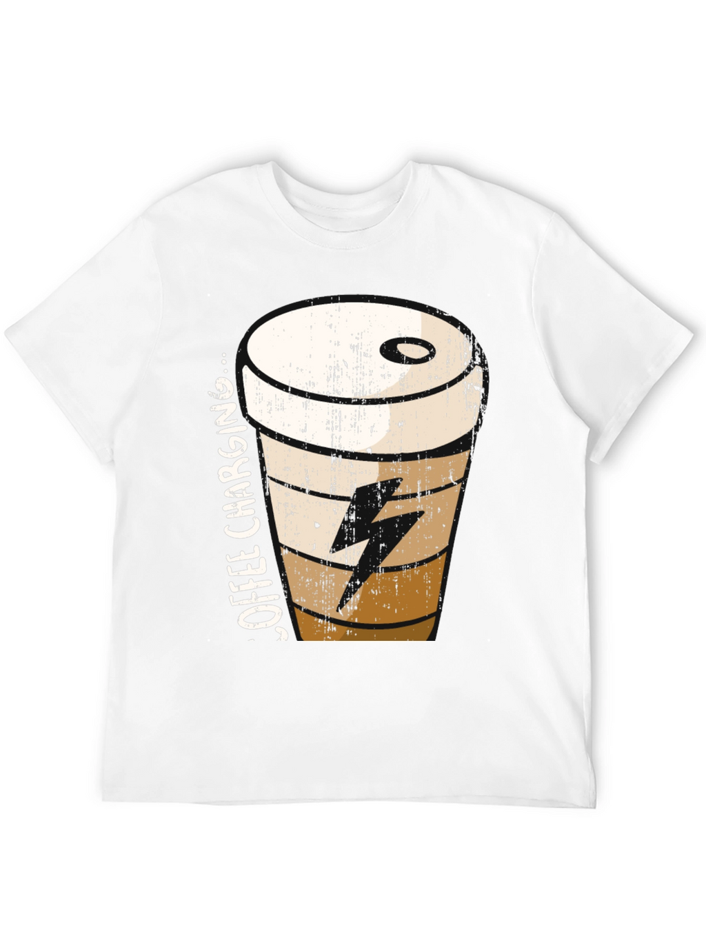 Coffee Charging T-Shirt - Unisex Graphic Tee