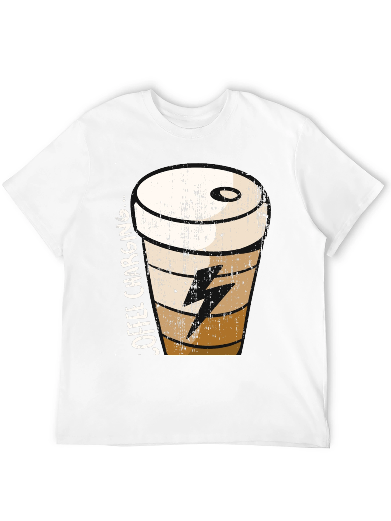 Coffee Charging T-Shirt - Unisex Graphic Tee