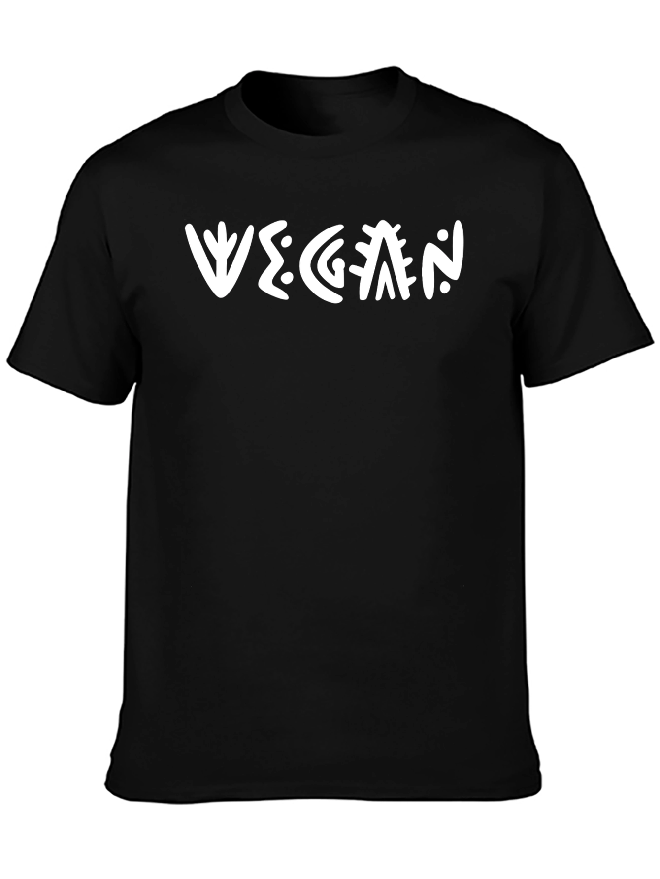 Vegan Graphic Tee - Black T-Shirt