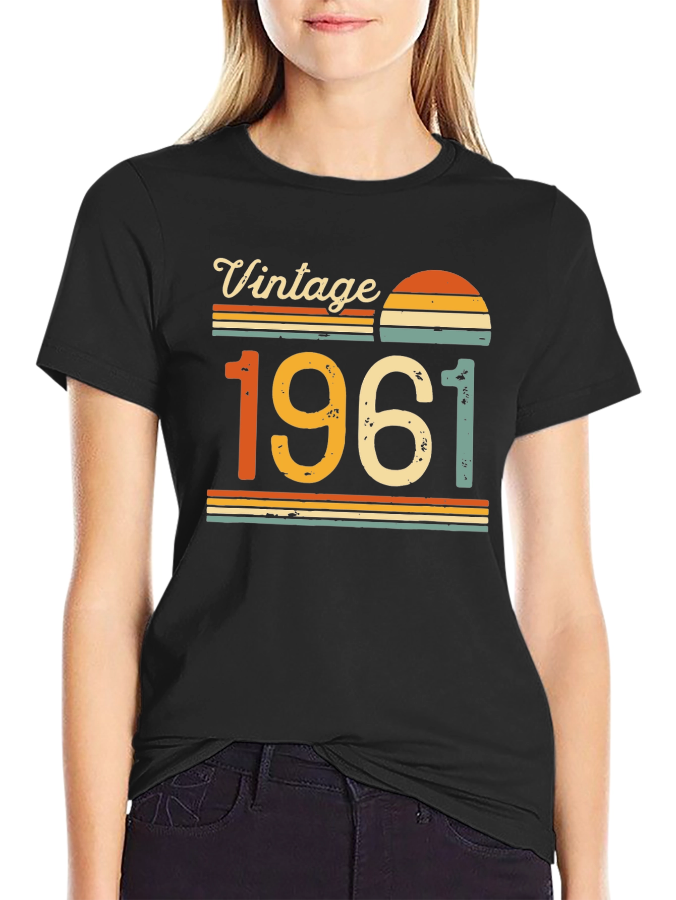 Vintage 1961 T-Shirt Retro Birthday Gift