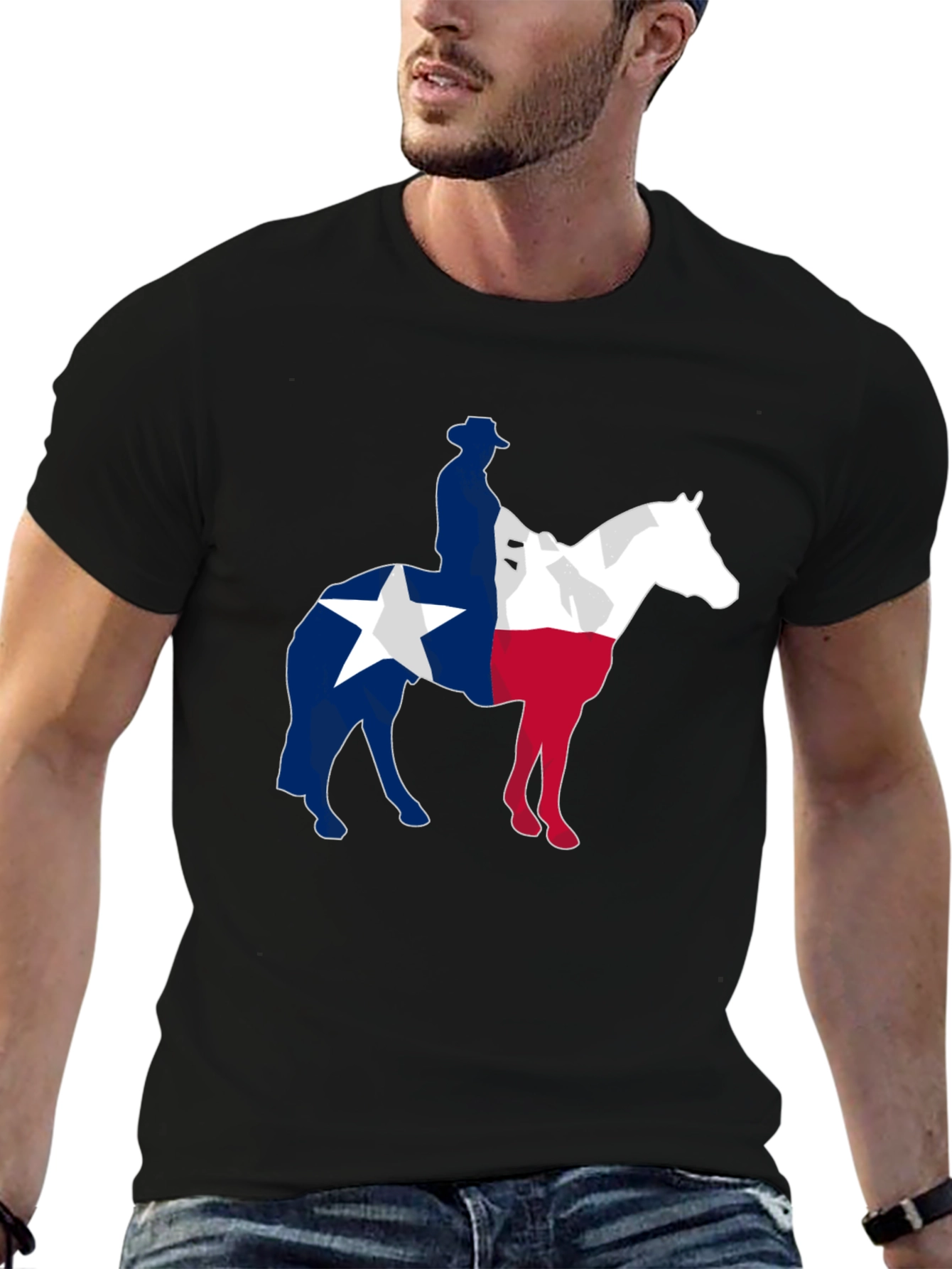 Texas Cowboy T-Shirt - Lone Star State Pride Tee