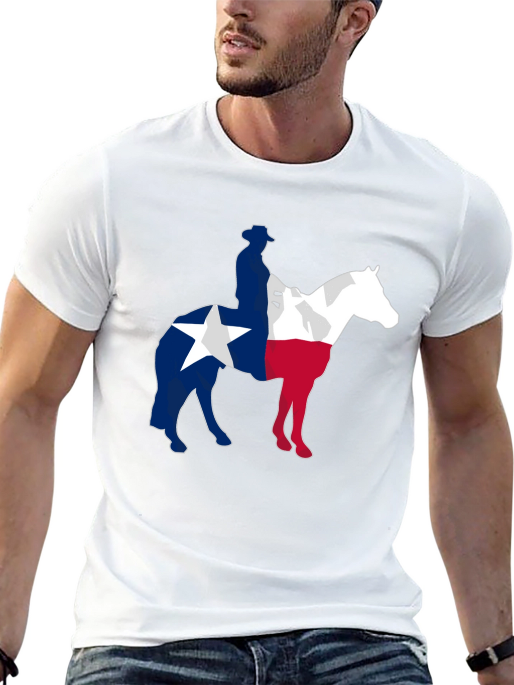 Texas Cowboy T-Shirt - Lone Star State Pride Tee
