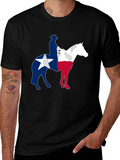 Texas Cowboy T-Shirt - Lone Star State Pride Tee