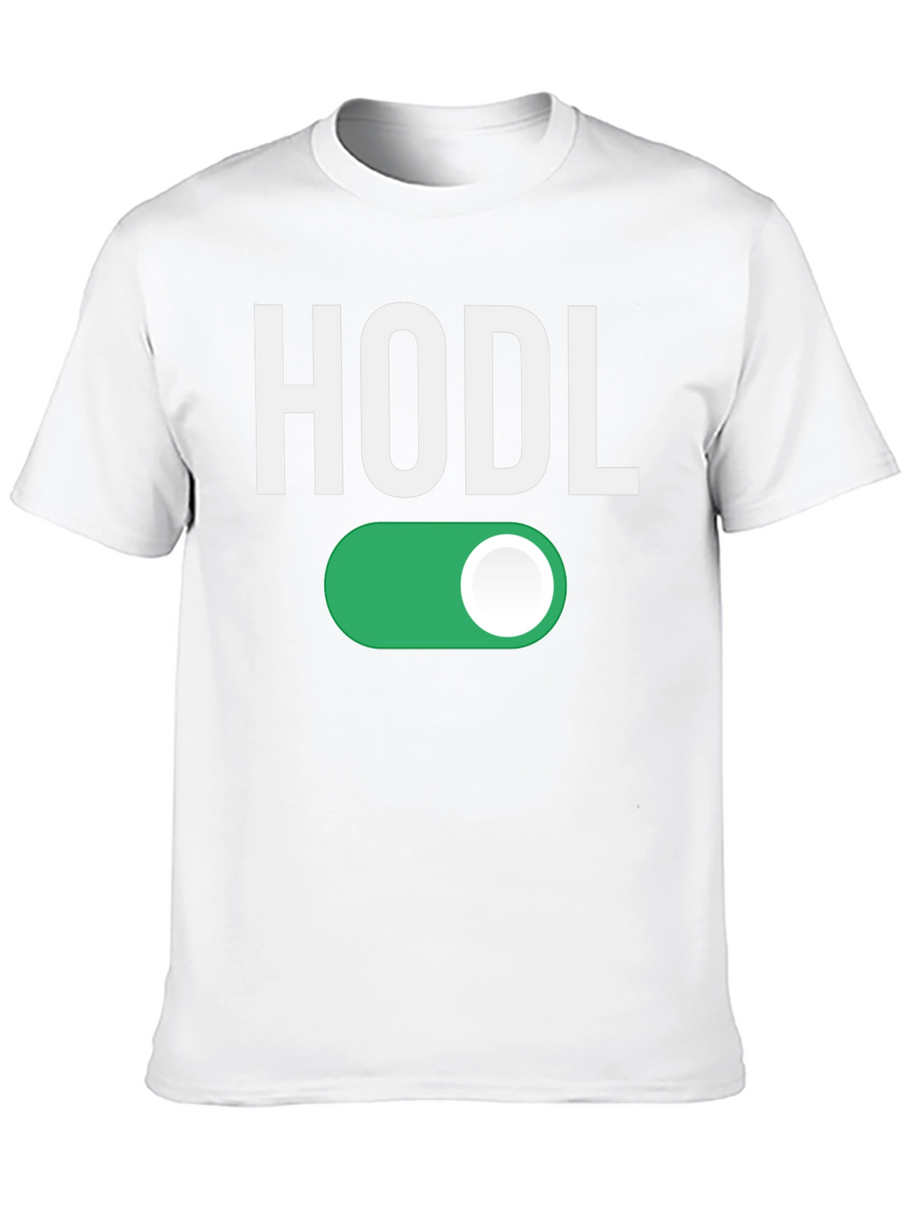 HODL On Crypto T-Shirt - Black Cotton Blend