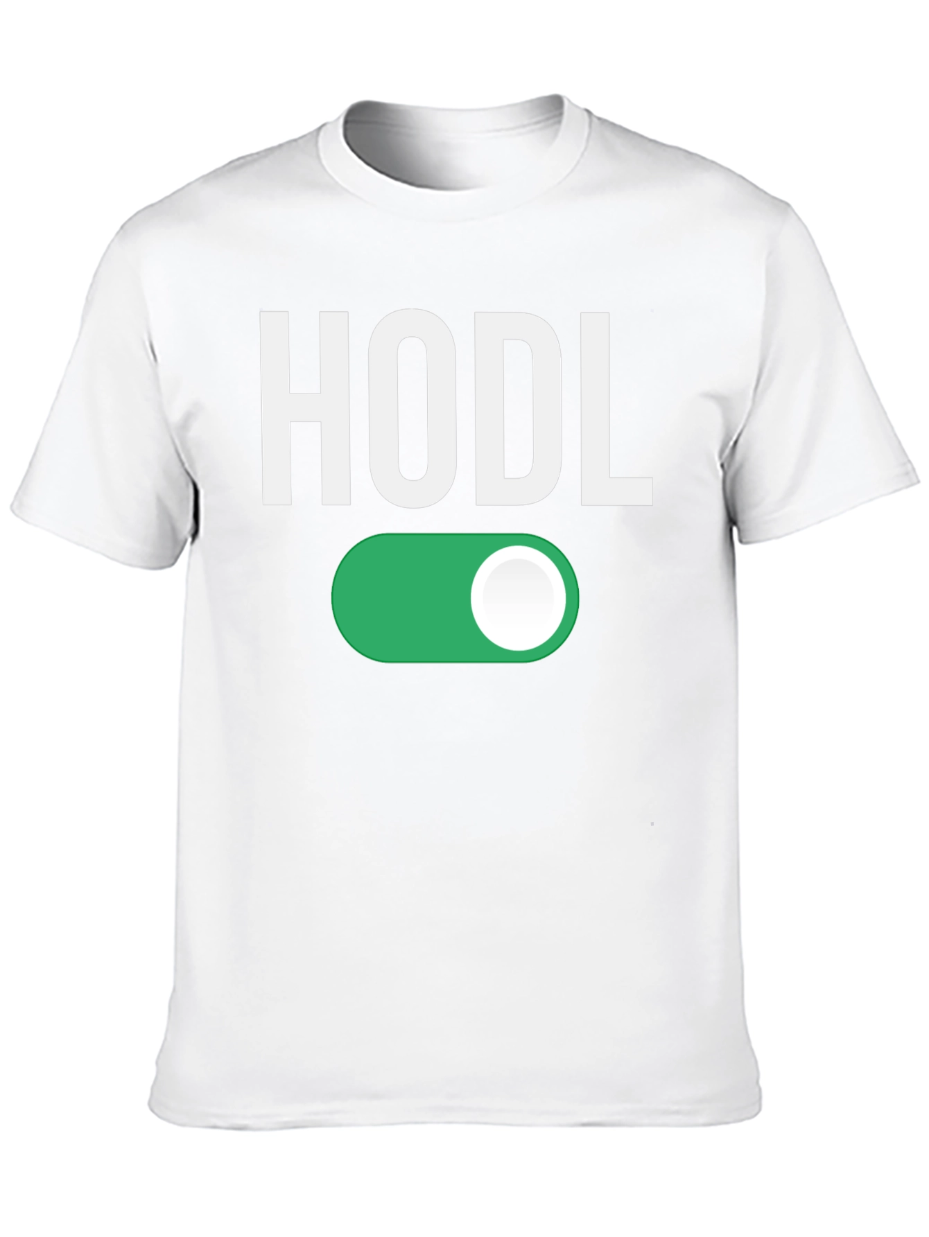 HODL On Crypto T-Shirt - Black Cotton Blend