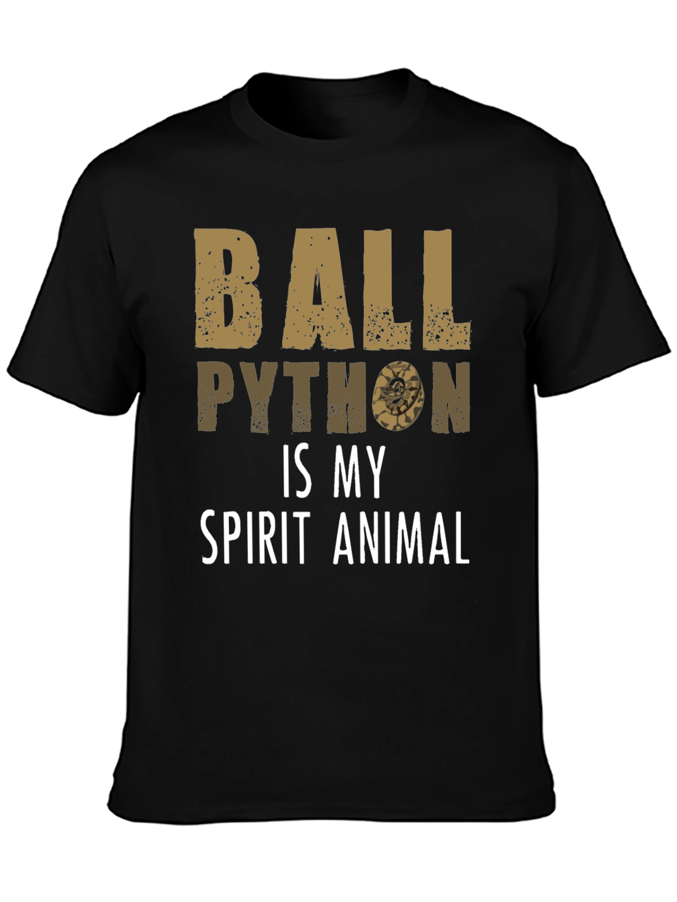 Ball Python Spirit Animal Graphic T-Shirt