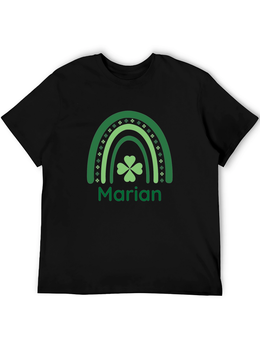 Marian St. Patricks Day Rainbow Shamrock T-Shirt