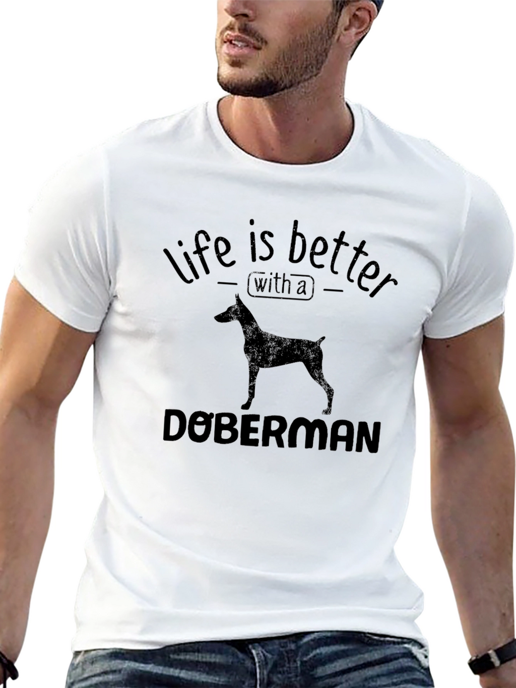 Life is Better with a Doberman T-Shirt