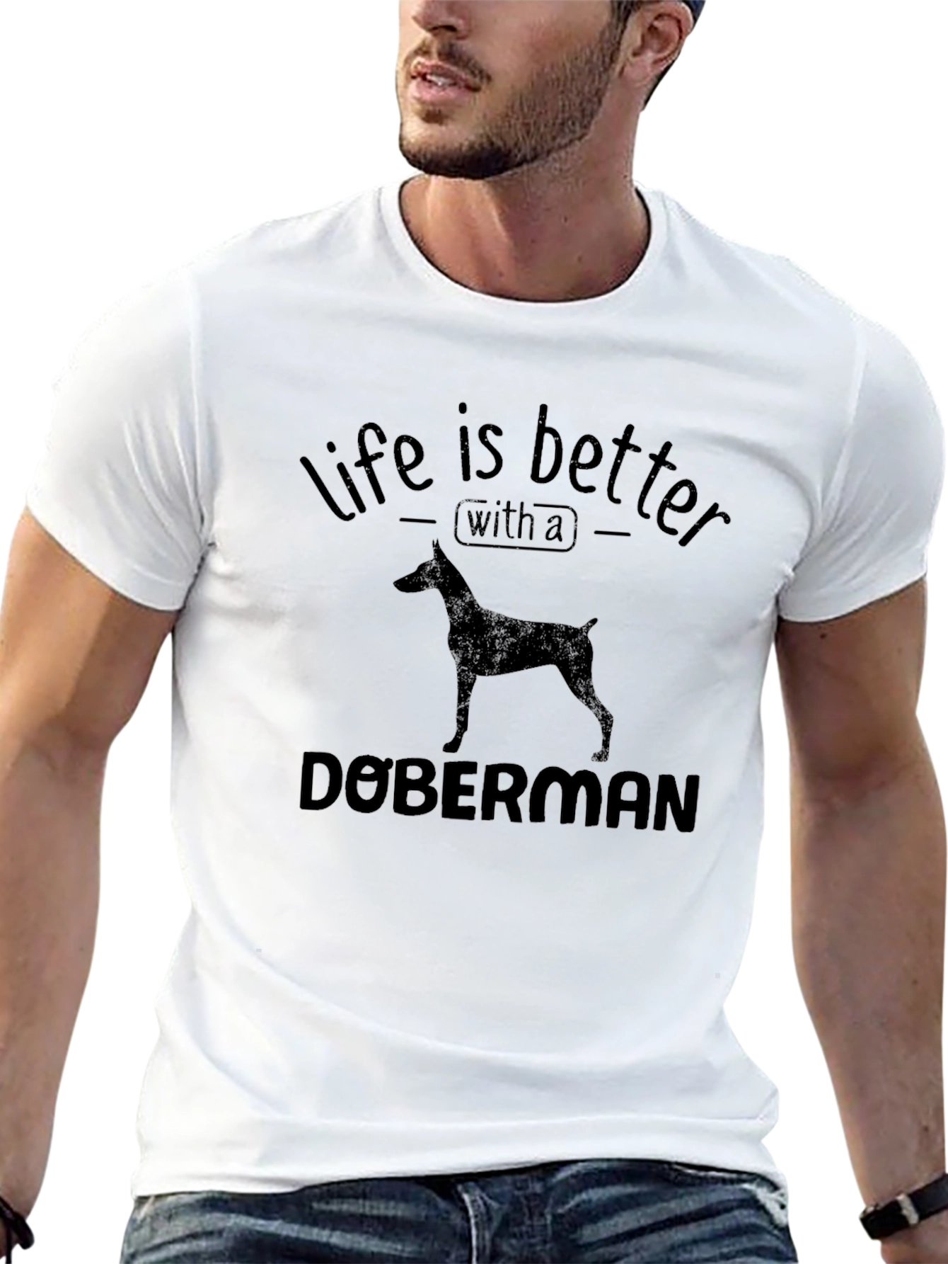 Life is Better with a Doberman T-Shirt