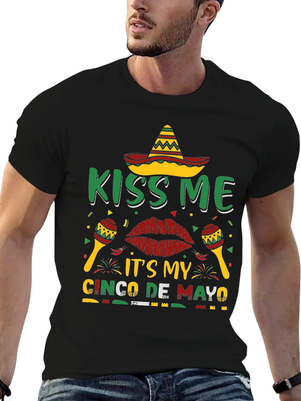 Kiss Me Its My Cinco De Mayo T-Shirt