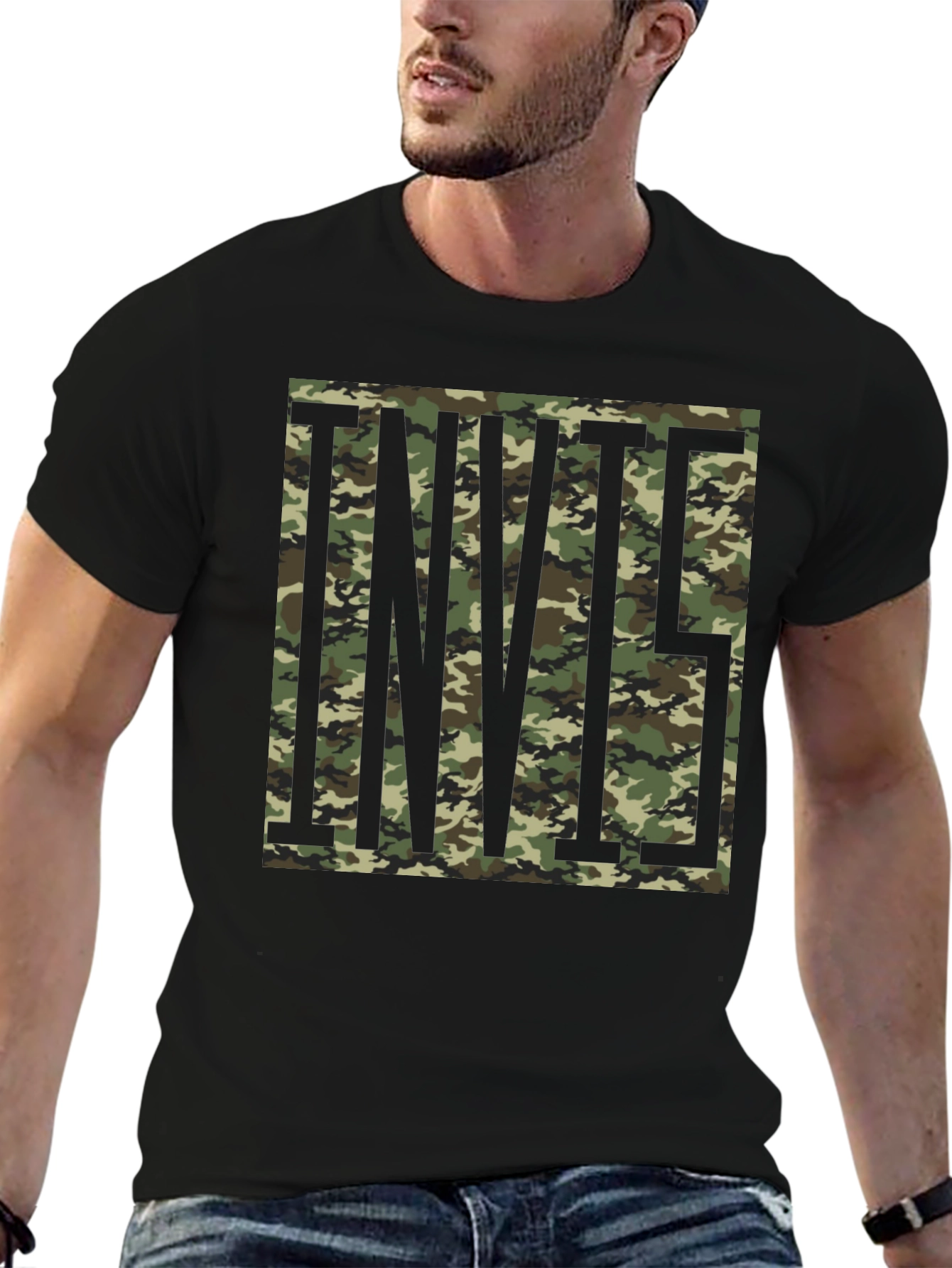 Camo InVictus T-Shirt - Mens Graphic Tee
