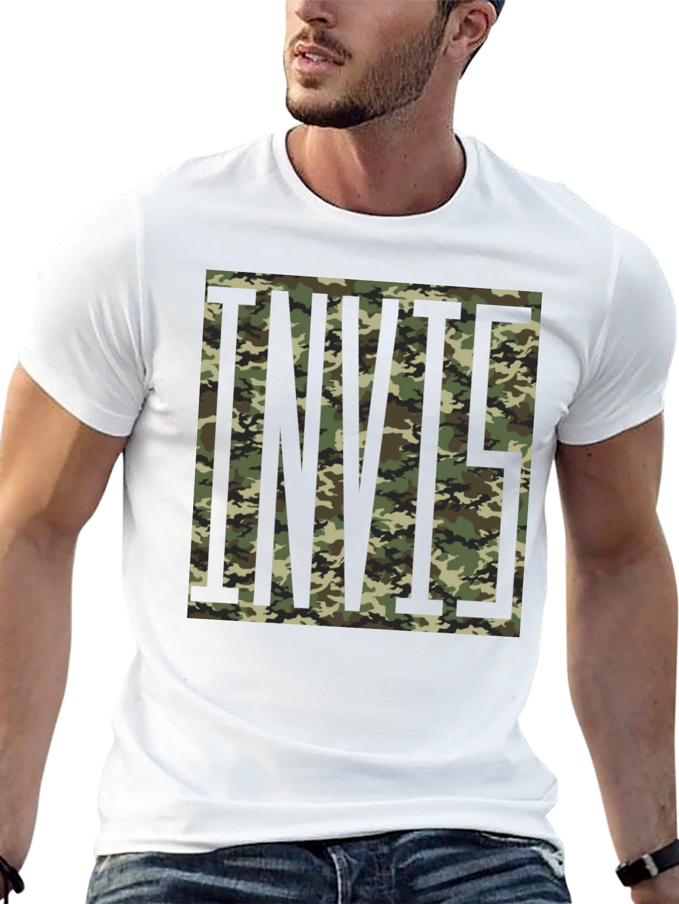 Camo InVictus T-Shirt - Mens Graphic Tee