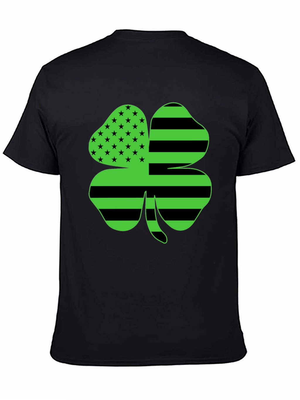 Shamrock American Flag Graphic Tee