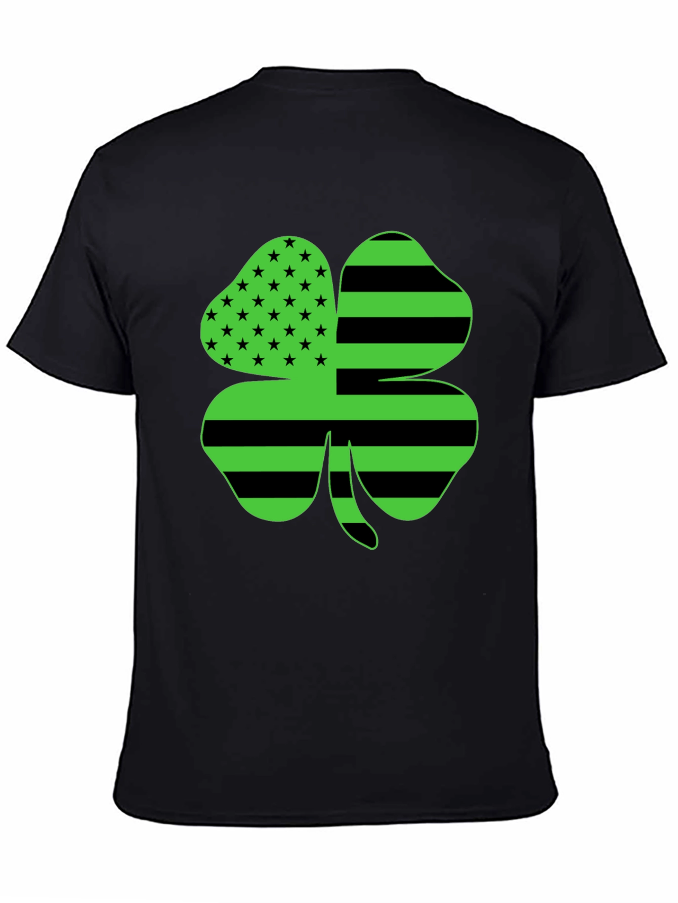 Shamrock American Flag Graphic Tee