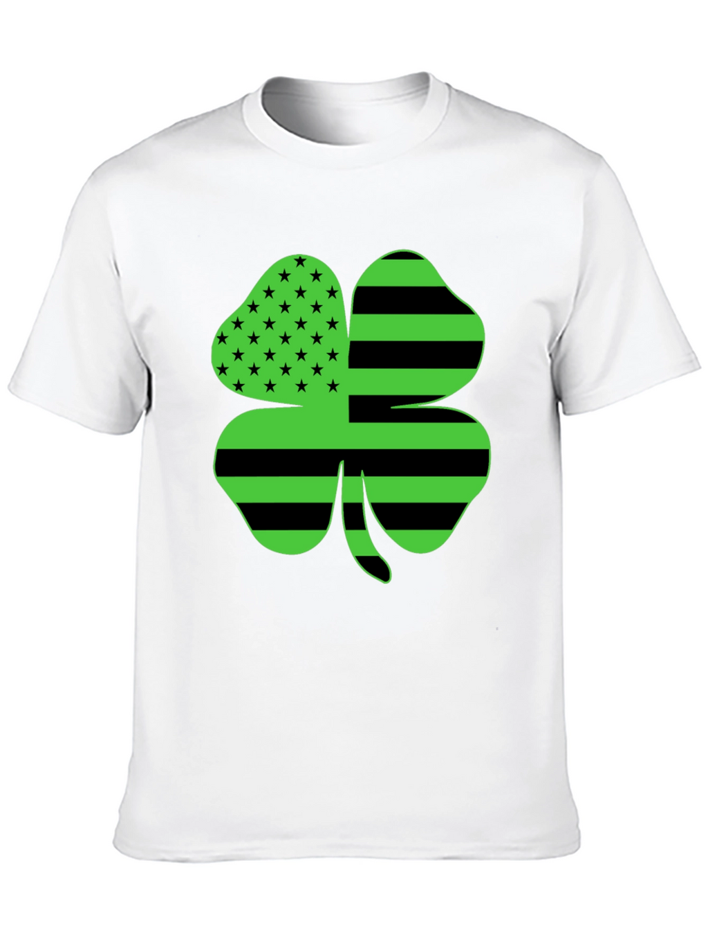 Shamrock American Flag Graphic Tee