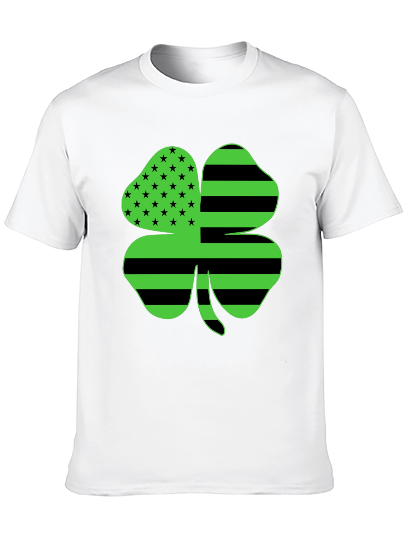 Shamrock American Flag Graphic Tee