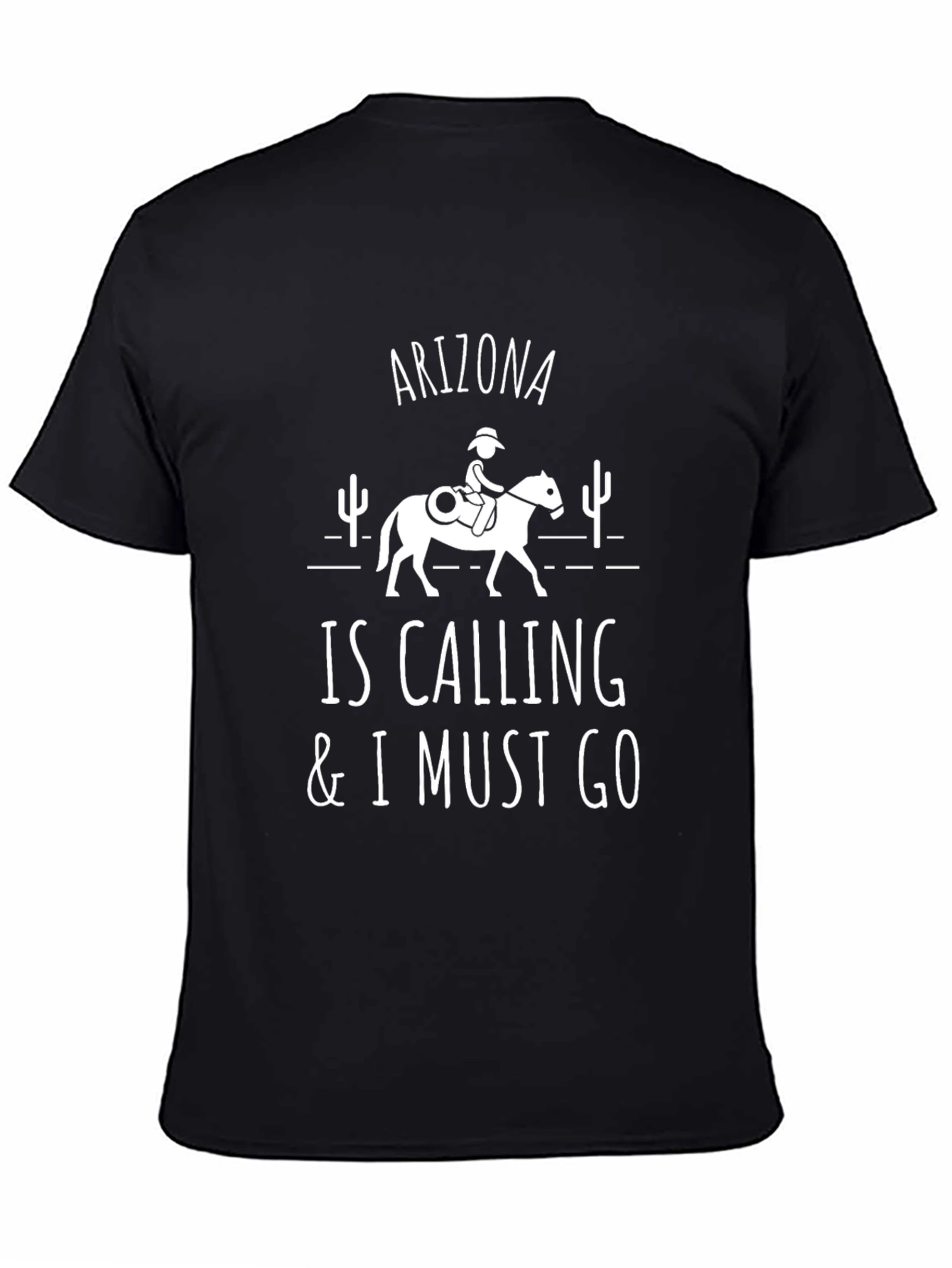 Arizona Calling T-Shirt - Cowboy Horseback Riding Tee