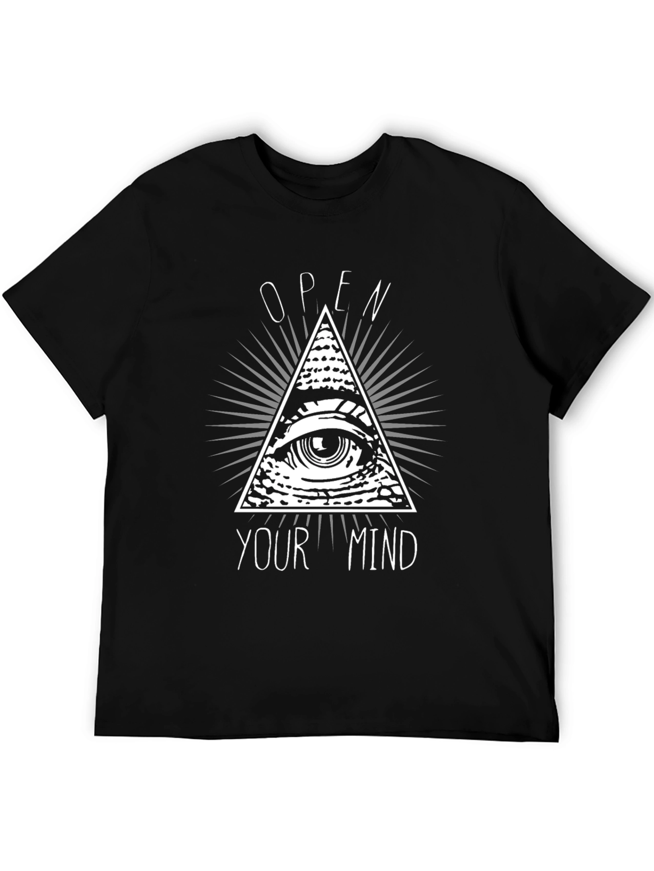 Open Your Mind Graphic Tee - Illuminati T-Shirt