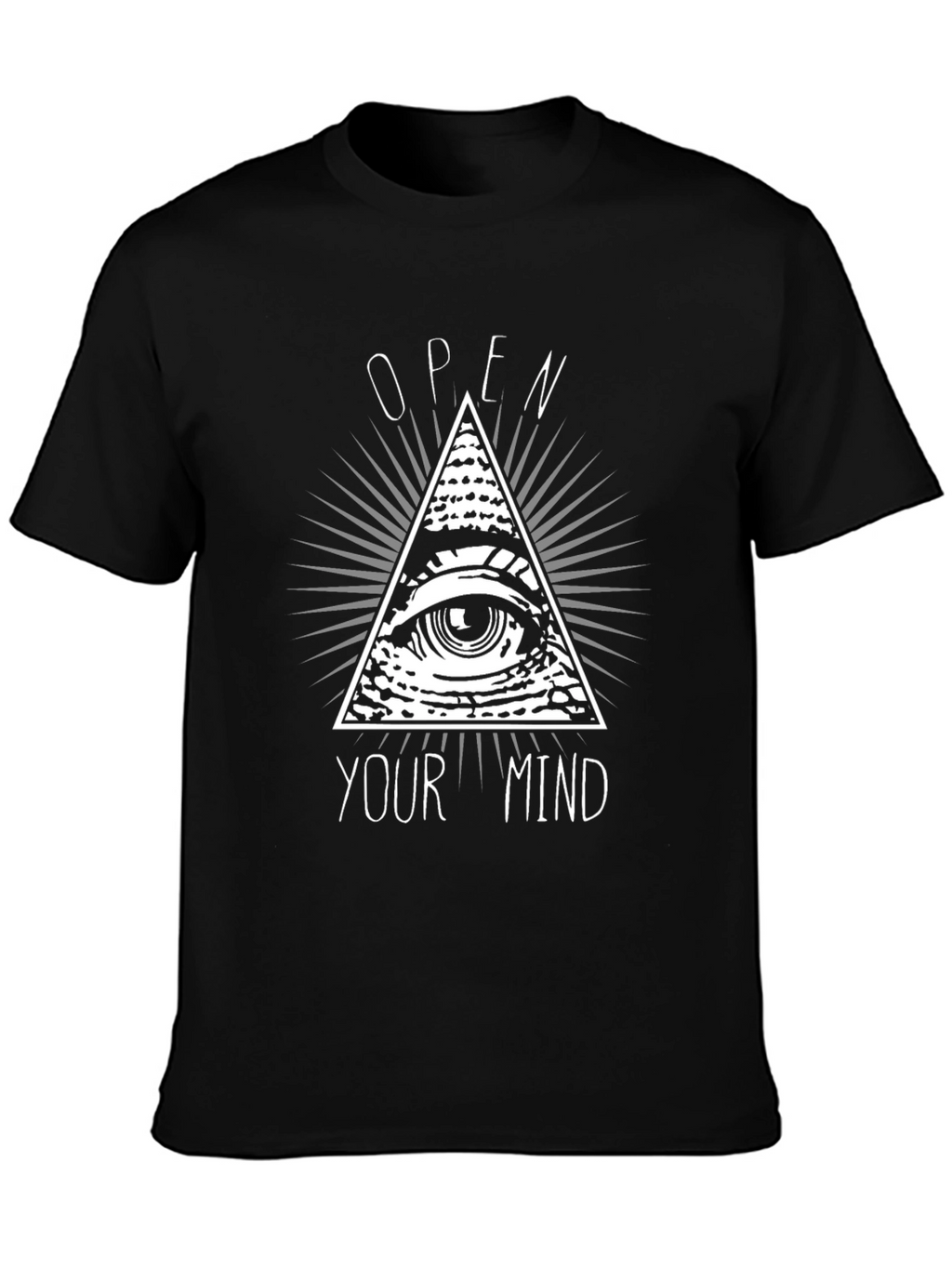 Open Your Mind Graphic Tee - Illuminati T-Shirt