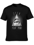 Open Your Mind Graphic Tee - Illuminati T-Shirt