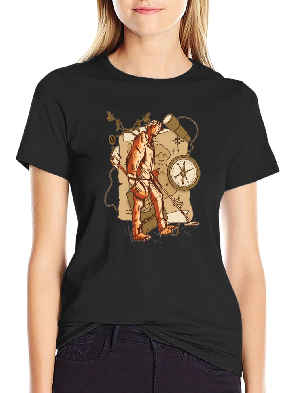 Treasure Hunter Graphic T-Shirt - Adventure Awaits!