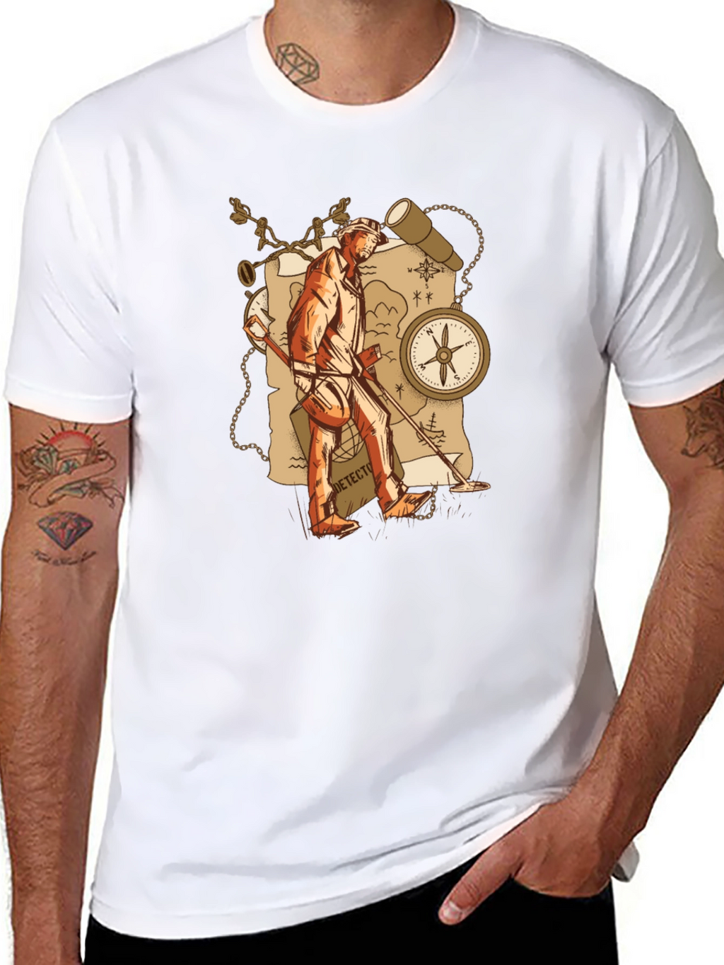 Treasure Hunter Graphic T-Shirt - Adventure Awaits!